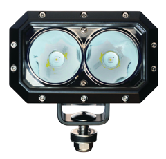 Phare de travail Rectangulaire 2 LED 9-36V 30W 4000 lumens 