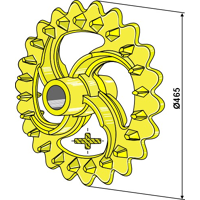 Disco compactador Crosskill 101106 adaptable