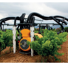 Gaine PVC noir souple renforcée spire pour pulvérisateur - 5 m