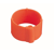 Lot de 100 bagues oranges à clips- CHICK'A