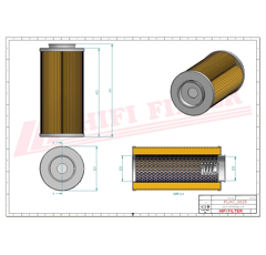 Filtre hydraulique adaptable HIFI FILTER SH65015