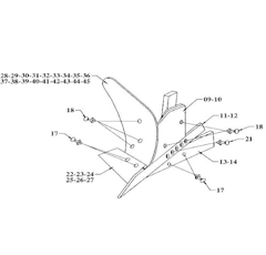 Soc droit pour charrue GARD 0030325300 origine