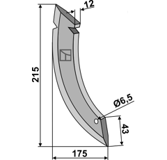 Soc pour semoir FIONA 3.137.313 adaptable - BlackSteel©