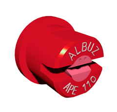 Buse pulvérisateur à jet plat APE 110°04 Rouge - ALBUZ