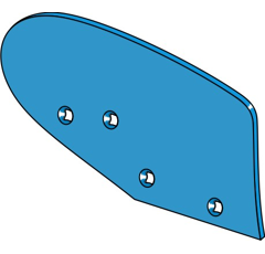 Düngereinlegerstreichblech - rechts RDG181M Rabe by Muzzi Industrie