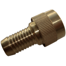 Raccord cannelé 19 laiton grand débit