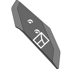 Scharspitze - links, 10 mm stark 3365541M Lemken by Muzzi Industrie