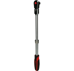 Cliquet télescopique réversible 1/2" à tête articulée 72 dents | KS TOOLS