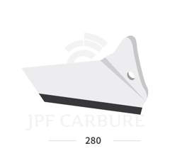 Aileron Droit de déchaumeur carbure long PÖTTINGER 9781500240 adaptable