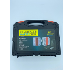 Kit signalisation feu LED magnétique sans fils IP65