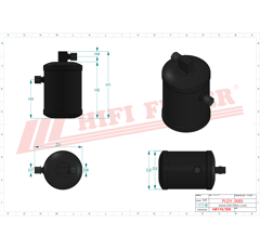 Deshydrateur Climatisation adaptable HIFI FILTER DYH60025