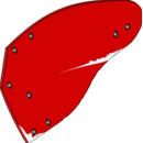 Streichblech-Hinterteil links für Pflug VOGEL & NOOT PK8.002.01 Nachbau