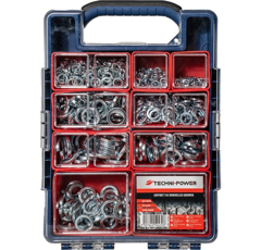 Coffret de 745 rondelles GROWER zingué - 5 à 20 mm | TECHNI-POWER