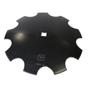 Disque crénelé Ø 450 x 4 x 26 mm adaptable - BlackSteel©