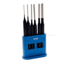 Splinttreibersatz 6-teilig + Halter - ELORA