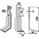 Fräsmesser Rechts 150 x 30 Fort Nachbau