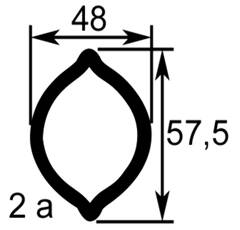 Machoire grand angle w2580 48x57,5 80‚∞32x46