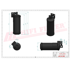 Deshydrateur Climatisation adaptable HIFI FILTER DYH70001