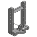 Lagerbock HVLB, Kugel 80,W= 390 S32, John Deere 7R, John Deere Grün  