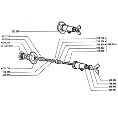 Raccord de régulateur 16 mm - 29 mm - BERTHOUD 453010