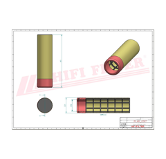 Filtre à air adaptable HIFI FILTER SA17335