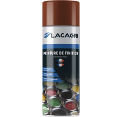Peinture de finition Brun rouge UNIVERSEL aérosol 400ml| LACAGRI
