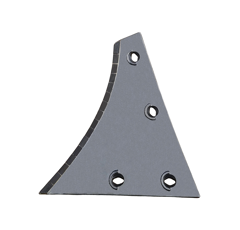 Étrave Gauche 4 trous carbure pour charrue KUHN HUARD 619173 adaptable