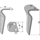 Kreiseleggenzinken - rechts RH100DER RH  Breviglieri