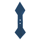 Doppelherzschar, unlackiert 44530048HRC BPT