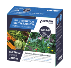 Kit goutte a goutte 130m2 - NETAFIM