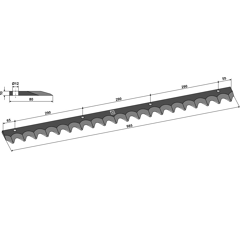 Couteau pour mélangeuse KEENAN 704229 adaptable - Blacksteel©