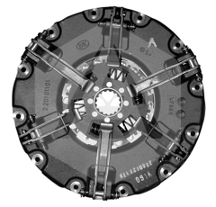 Mécanisme d'embrayage 280/280 mm pour tracteur 7700025604 adaptable