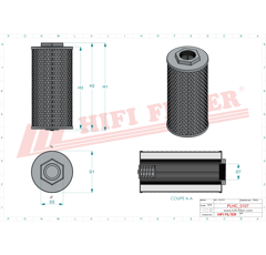 Filtre hydraulique adaptable HIFI FILTER SH60916