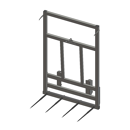 Pic bottes frontal 2001 mm pour type d'attelage JOHN DEERE adaptable