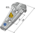 Halter komplett - Serie 200 - Bourgault - 0.540 kg - Nachbau