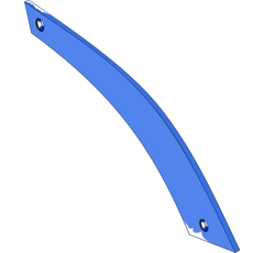 Streichblech-Streifen 4 - rechts SRP328P4M Rabe by Muzzi Industrie
