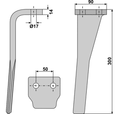 Kreiseleggenzinken - rechts RH71R RH  Pöttinger