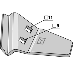 Débourreur droite pour JOHN DEERE LCA94275 adaptable - Blacksteel©