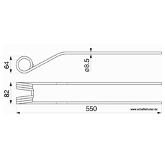 KS-Zinken 550 mm - Pöttinger Original