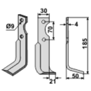 Fräsmesser - rechts= Messer 254981 AGR04RGREILINGER Greilinger Nachbau