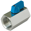 Vanne compacte INOX 63 bars - 1/4" F/F