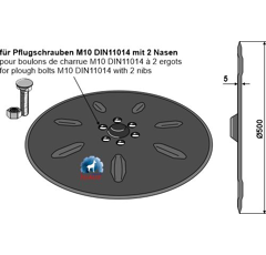 Coutre circulaire NIAUX pour charrue VOGEL & NOOT 2423101 adaptable - Blacksteel©