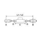Stabilisateur à chaîne 475 mm adaptable