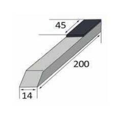 Mises à souder herses rotatives carbure TOUTES MARQUES adaptable 200 x 45 x 14 x 10