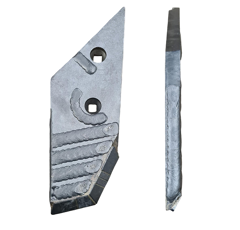 Pointe Gauche carbure et rechargement pour charrue AMAZONE 72000677 adaptable