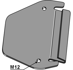 Leitblech M12 für Grubber KONGSKILDE – Nachbau  