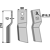 Lame gauche pour Fraise/Rotavator HOWARD 184215 adaptable - Blacksteel©