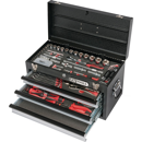 Malette de 129 outils ULTIMATE 3 tiroirs 1/4" - 1/2" | KS TOOLS