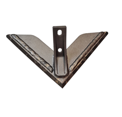 Aileron avec plaquettes carbure et rechargement HORSCH 60009058 adaptable