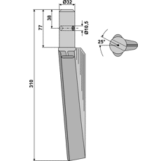Kreiseleggenzinken - links RH35L RH  Breviglieri
